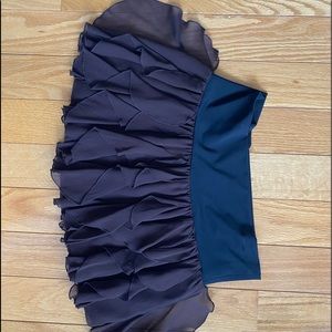 Bebe chocolate tulip skirt